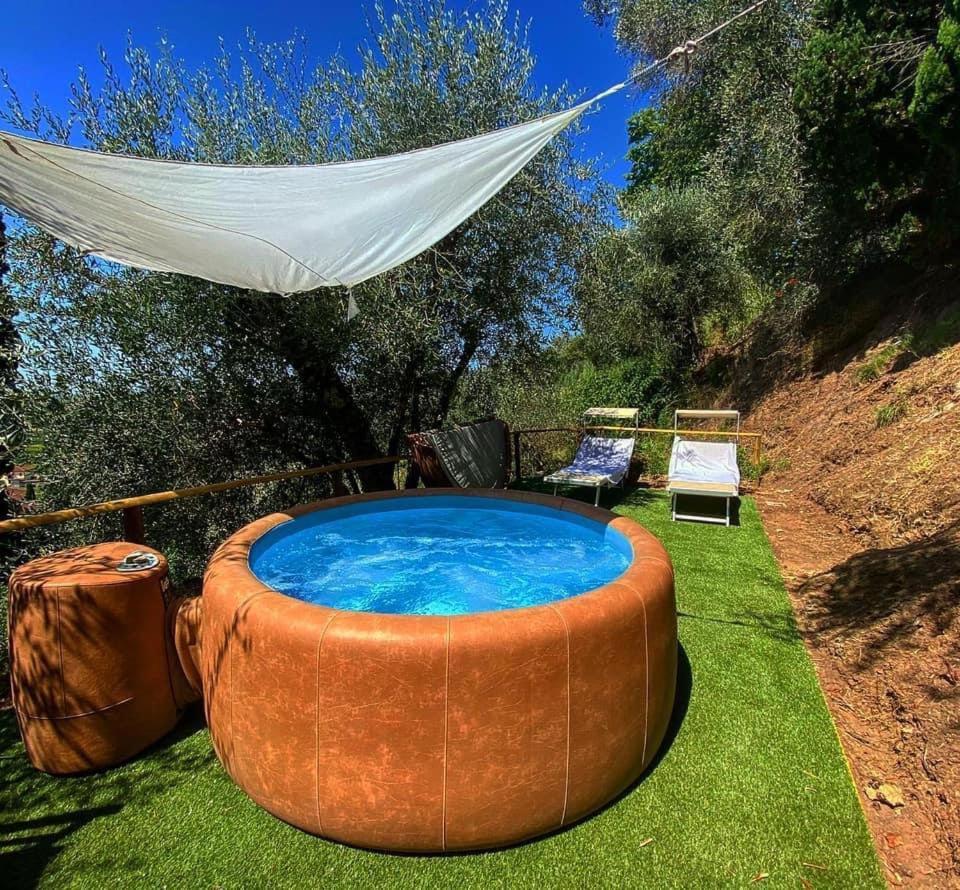 Villa Alta - Residenza D'Epoca Con Piscina ซานจูเลียโน แตร์เม ภายนอก รูปภาพ