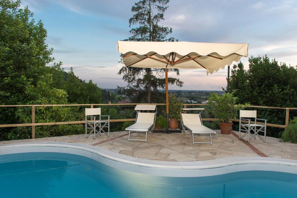 Villa Alta - Residenza D'Epoca Con Piscina ซานจูเลียโน แตร์เม ภายนอก รูปภาพ